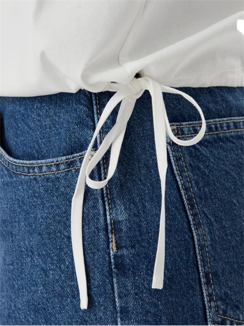 Camicia smanicata con allacciatura Karl Lagerfeld jeans | B2W11020100